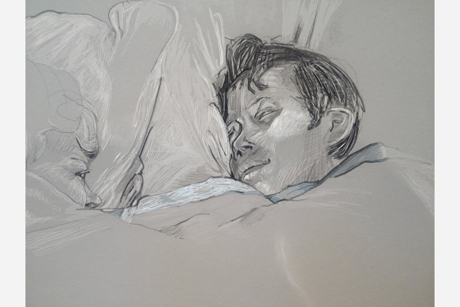 Sleep II (after Lautrec)